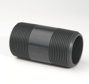 PVC Barrel Nipple BSP Male x BSP Male Threaded