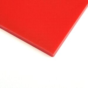 HDPE Sheet - Pressed and Planed Red - 3050mm x 1250mm