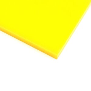 HDPE Sheet - Pressed and Planed Yellow - 3050mm x 1250mm