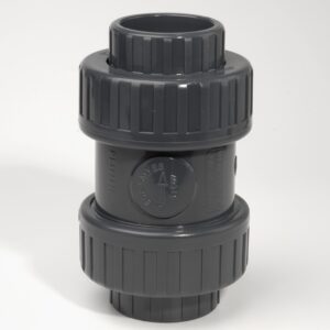 PVC Check Valve Plain Sockets with Stainless Steel Spring EPDM Seals