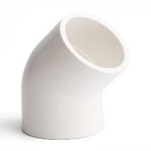 White Pool & Spa Fitting Plain 45 Elbow