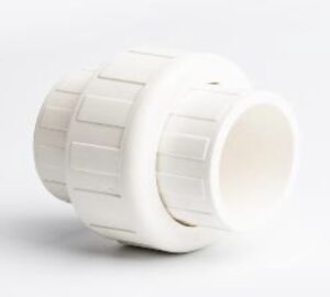 White Pool & Spa Fitting Plain Union