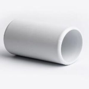White Pool Fitting Plain - Long Socket Imperial (Pool Hose)