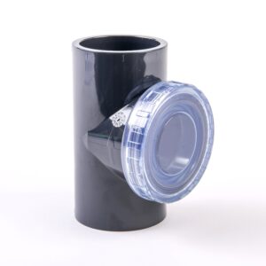 PVC Swing Check Valve with Transparent Cap